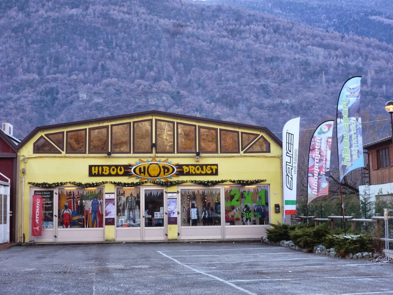 La sede di Hibou Projet a Chambave, in Valle d'Aosta